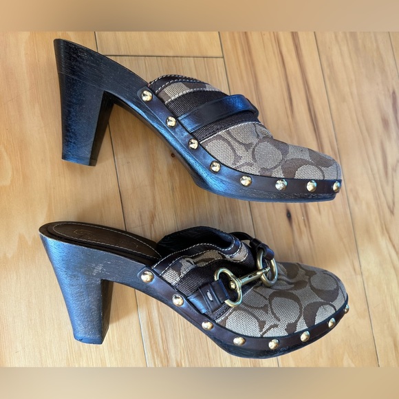 COACH SUTTON MULES/CLOGS - Picture 10 of 13